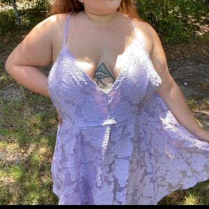 Lace Dress Lavender size 4X